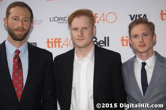Casey Bond, Wes Langlois and Joshua Brady | I Saw the Light premiere | 40th Toronto International Film Festival