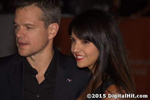 Photo: Picture of Matt Damon and Luciana Barroso | The Martian premiere | 40th Toronto International Film Festival TIFF2015-d2i-0265.jpg