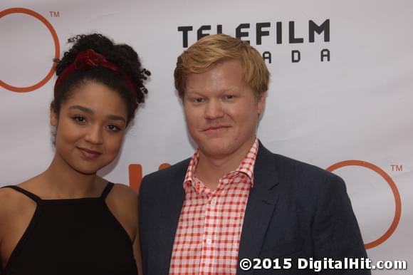 Aisha Dee and Jesse Plemons at The Program premiere | 40th Toronto International Film Festival