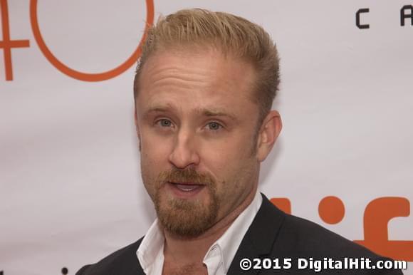 Ben Foster at The Program premiere