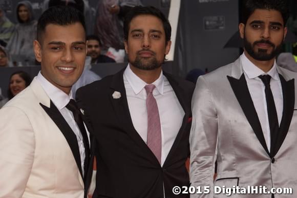 Gabe Grey, Steve Dhillon and Jag Bal | Beeba Boys premiere | 40th Toronto International Film Festival