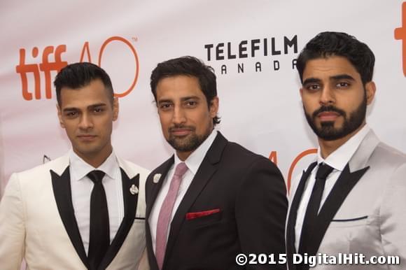 Gabe Grey, Steve Dhillon and Jag Bal | Beeba Boys premiere | 40th Toronto International Film Festival