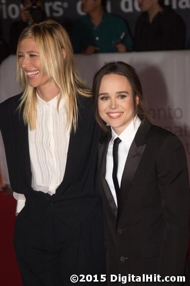 Samantha Thomas and Elliot Page | Freeheld premiere | 40th Toronto International Film Festival