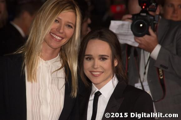 Samantha Thomas and Elliot Page | Freeheld premiere | 40th Toronto International Film Festival