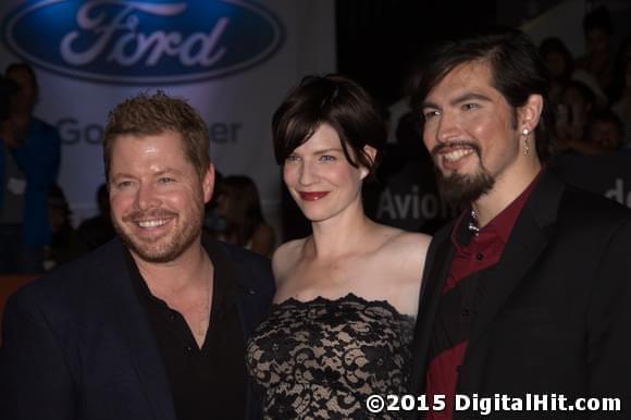 David Richmond-Peck, Alisen Down and Aqqalu Meekis | Hyena Road premiere | 40th Toronto International Film Festival