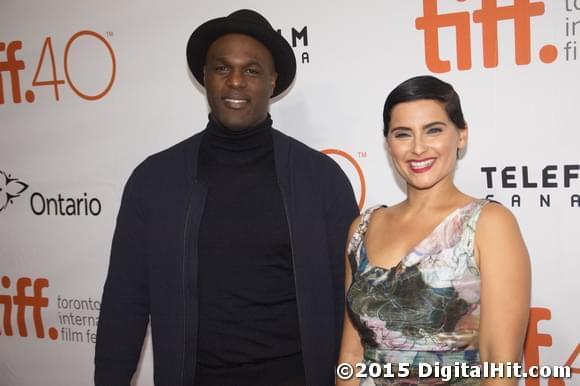 Karl Campbell and Nelly Furtado | Hyena Road premiere | 40th Toronto International Film Festival