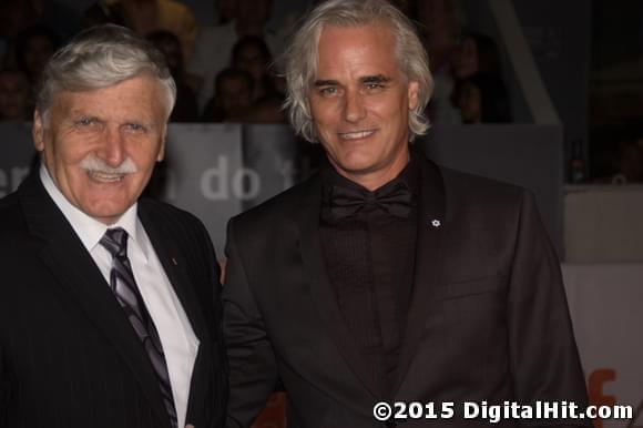 Roméo Dallaire and Paul Gross | Hyena Road premiere | 40th Toronto International Film Festival