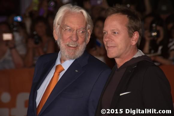 Donald Sutherland and Kiefer Sutherland | Forsaken premiere | 40th Toronto International Film Festival