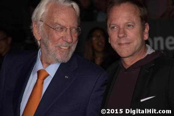 Donald Sutherland and Kiefer Sutherland | Forsaken premiere | 40th Toronto International Film Festival