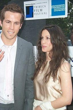 Ryan Reynolds and Alanis Morrisette at The In-Laws premiere | 2nd Annual Tribeca Film Festival