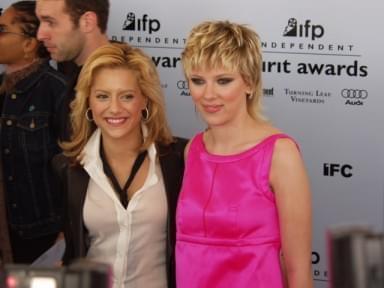 Brittany Murphy & Scarlett Johansson  |  18th Independent Spirit Awards | DigitalHit.com ©2003 Digital Hit Entertainment Inc. Photographer:Ian Evans All rights reserved.