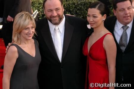 Edie Falco, James Gandolfini, Deborah Lin and Steve Schirripa | 14th Annual Screen Actors Guild Awards