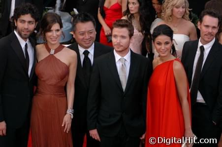 Adrian Grenier, Perrey Reeves, Rex Lee, Kevin Connolly, Emmanuelle Chriqui and Kevin Dillon | 14th Annual Screen Actors Guild Awards
