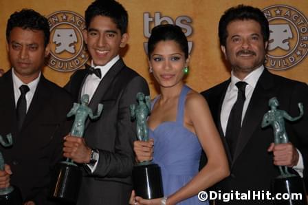 Irrfan Khan, Dev Patel, Freida Pinto and Anil Kapoor | 15th Annual Screen Actors Guild Awards