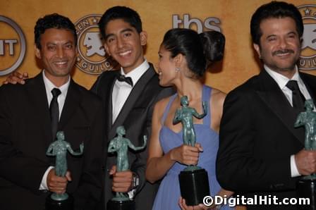 Irrfan Khan, Dev Patel, Freida Pinto and Anil Kapoor | 15th Annual Screen Actors Guild Awards