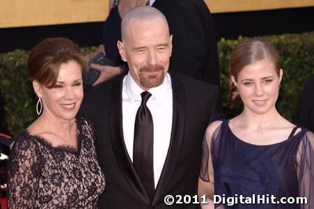 Robin Dearden, Bryan Cranston and Taylor Dearden Cranston | 17th Annual Screen Actors Guild Awards