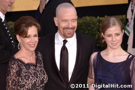 Robin Dearden, Bryan Cranston and Taylor Dearden Cranston | 17th Annual Screen Actors Guild Awards