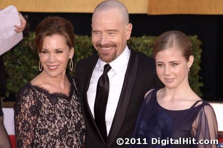 Robin Dearden, Bryan Cranston and Taylor Dearden Cranston | 17th Annual Screen Actors Guild Awards