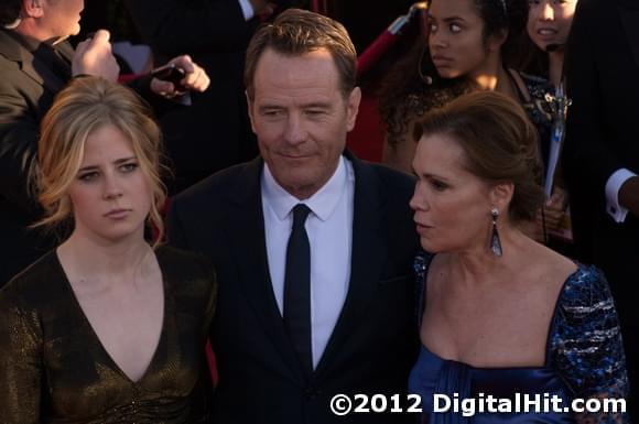 Taylor Dearden Cranston, Bryan Cranston and Robin Dearden | 18th Annual Screen Actors Guild Awards