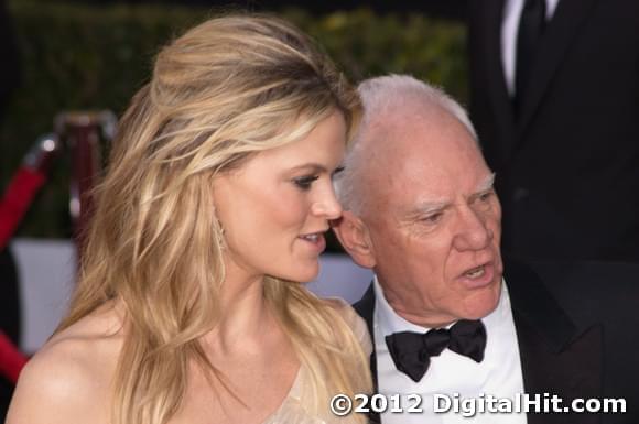 Missi Pyle and Malcolm McDowell | 18th Annual Screen Actors Guild Awards