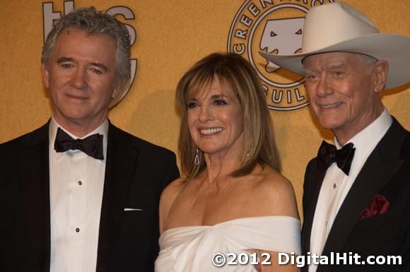 Patrick Duffy, Linda Gray and Larry Hagman